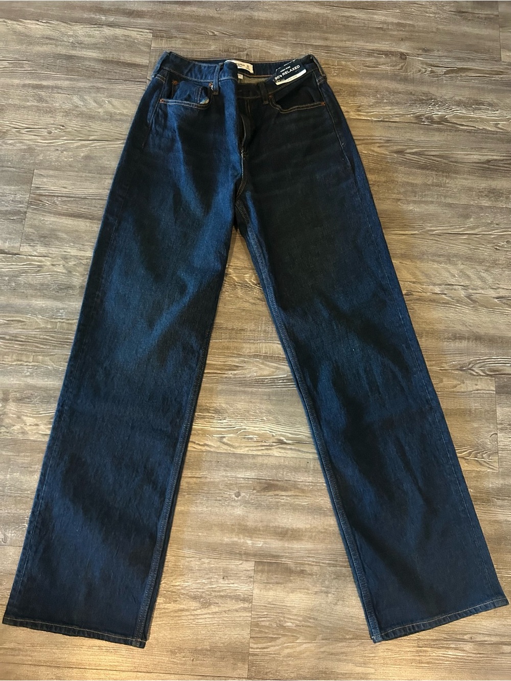 Abercrombie & Fitch Women’s Dark Indigo Jeans